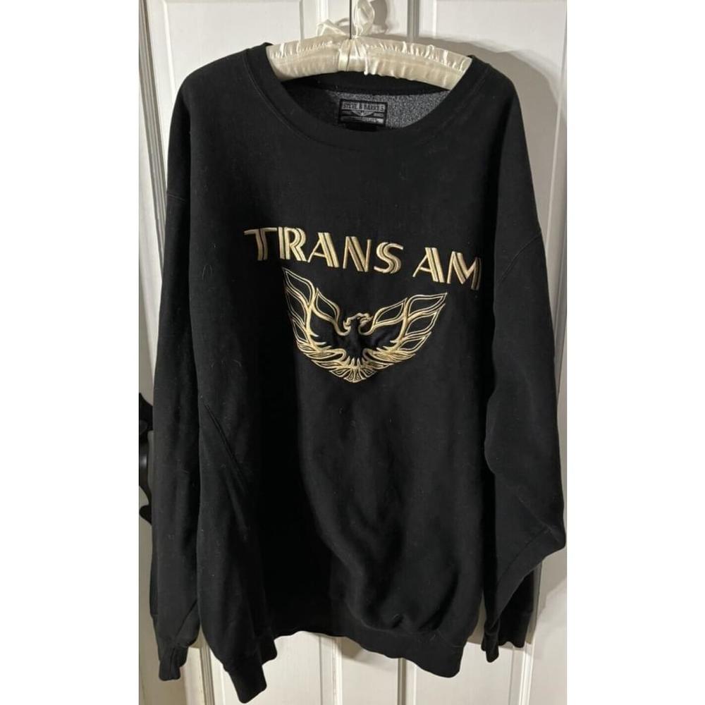 VINTAGE TRANS AM SWEATSHIRT BLACK WITH GOLD EMBLEM SIZE XXL Steve And Barry’s